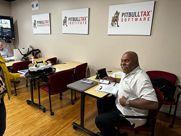 Several pictures of previous tax resolution workshops