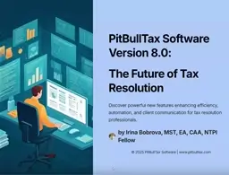 PitBullTax Software Version 8.0